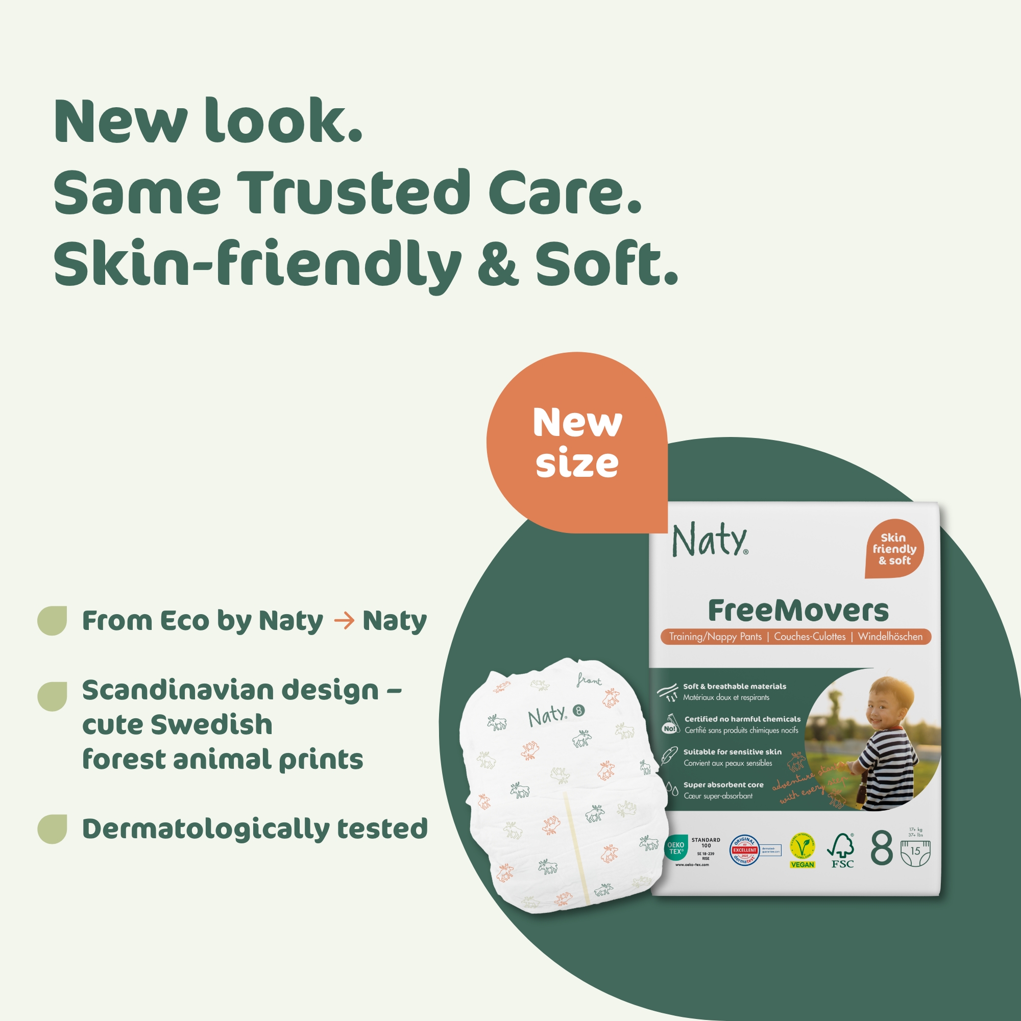 FreeMovers Diaper Pants Subscription (Size 8), , thumbnail, Eco by Naty